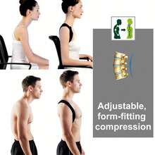 ComfortFit 中性姿勢矯正器 可調節透氣矯形束帶 無縫設計 支撐上背部、脊椎、頸部與肩膀 適合日常穿著 穩定鎖骨 促進健康姿勢 防止駝背 運動腰帶 適用於居家健身、運動與走路 - 彩色 - 查看 6