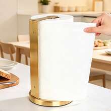 Stainless Steel Kitchen Paper Towel Holder With Weighted Base - Heavy-Duty Countertop Organizer, Space-Saving Design, Suitable For Paper Towels, Toilet Paper, And Kitchen Paper Towel Holders. A Modern Kitchen Essential. - Multicolor - View 9