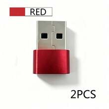 NNBILI 2pcs USB To Type-C OTG Adapter USB-C Male To Micro USB Type-C Female Converter, Compatible With Macbook And S23 S22 S21 S20 USBC OTG Connector (Note: This Product Does Not Support Use, Only Devices With OTG Function Can Charge Normally) - Multicolor - View 10