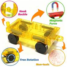 Mini Transparent Wheels - STEM Building Accessories, Magnetic Blocks Replacement Parts, Ideal Supplement For Car Models, Creative Educational Toy Accessories For Children, Random Color (Suitable For 3 Years And Above) - Multicolor - View 7