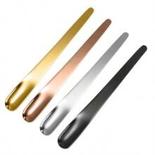 1pc Stainless Steel Coffee Spoon Titanium Plated Small Spoon Creative Ice Cream Spoon Halloween Gift, Christmas Gift, Birthday Gift, Party Favor - Multicolor - View 5