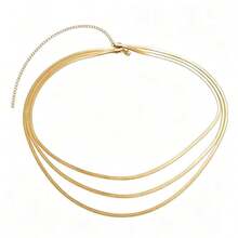 3-Layer Gold Body Chain For Women, Y2K Stylebelt For Women Elegant - Gold - View 1