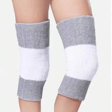 2pcs Thickened Towel Knee Pads, Soft Comfortable Warm Design, Unisex, Suitable For Running, Hiking, Fitness And Daily Activities - Multicolor - View 10