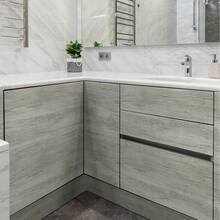 1 Roll Vintage Wood Grain Real Wood Texture Faux Wood Wallpaper, Suitable For Home Decor, Kitchen Cabinets, Tables & Chairs, Room Background, Home Renovation, DIY, Waterproof, Stain-Resistant, Easy To Clean, Self-Adhesive Peel And Stick Wallpaper Wall Sticker - Wood Grain - View 9