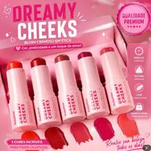 Blush stick Cremoso Stick Dreamy Cheeks Linha Rosa - Rusty brown - Visão 4