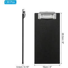 Check Presenters For Restaurants, 30Pcs Mini Clipboard Wood Check Holder Half Page Menu Holder For Restaurant Cafe Waitress Guest Check Variant 1 - None - View 2