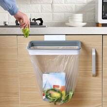 1pc RV Kitchen Trash Can With Lid, Heavy Duty Portable Hanging Garbage Bin With White Lid Frame, Space-Saving, Suitable For RV, Camper, Boat, Bathroom, Manual Operation, Durable And Easy To Clean - Multicolor - View 3
