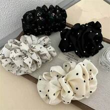4pcs/2pcs/1pc Minimalist Vintage Floral Pattern Banana Hair Claw Clip, Suitable For Thick Hair, Elegant Fashion Versatile Travel Vacation Photo Decoration Accessory, Single-Tooth Hair Claw For Daily Outings Hair Accessory - Multicolor - View 2