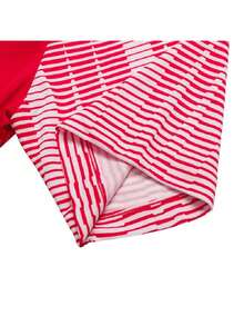 Nike Men's Lightweight Minimalist Casual Outdoor Sports Comfortable Short Sleeve T-Shirt IB8761-657 - Red - View 4