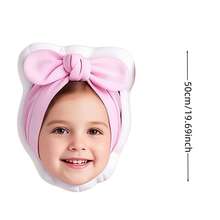 1pc Customizable Photo Pillow With Shower Cap Head Cover Design, Personalized Fun Couple Photo Pillow - Custom Double-Sided Printed Photo, Soft And Interesting Fabric, Ideal Gift For Birthday And Holiday - Upload Photo Customization a - View 16