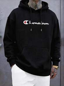 Impala alta calidad, sudaderas para hombres, y2k, ropa de hombre, sudadera negra, manga larga de otoño e invierno, con cordón y bolsillos, ideal para gym, casual y diario - Negro - Ver 1