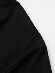 Men's Street Print Long Sleeve T-Shirt | Suitable For Autumn/Winter Wear | Comfortable And Breathable | Leading The Fashion - Black - View 6