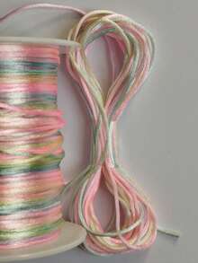 Silk Thread Satin Cord 2mm - 5 Meters Various Colors - 多色61 - 查看 2
