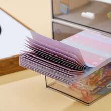 50入多色待辦清單貼紙，自黏式便條貼，適用辦公備忘錄、居家/辦公用品（隨機配色），開學季文具用品 - 彩色 - 查看 5