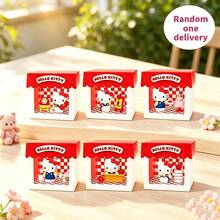 Miniso Hello Kitty Fun House Series Mini Box Pro+, Model Rakitan Adegan Halus dengan Detail yang Baik, Set Ruangan Miniatur, Ornamen Pajangan Meja yang Indah, Mainan Rakitan IP Sanrio Klasik untuk Koleksi (Pengiriman Acak 1 Buah) - MultiWarna - View 1