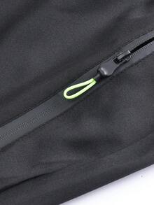 2件組男士大尺碼休閒印花9吋短褲，附拉鍊口袋與抽繩腰頭，舒適涼爽，適合戶外徒步與健身 - 彩色 - 查看 8