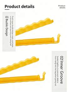 1pc/12pcs Boxed 10cm Portable Food Sealing Clips, Moisture-Proof Snack Fresh-Keeping Clips, Multiple Sizes Available, Essential For Dorm, Travel, Kitchen Storage, Christmas And Halloween Party Organizing Supplies - Quantity - View 7