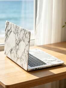 15-15.6 Inch Marble Pattern INS Style Laptop Skin, 2pcs Anti-Scratch Protective Sticker Film, Suitable For Back To School, Office And Study - View 11