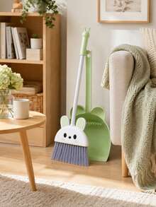1pc/Set Mini Cleaning Mop And Broom Set, Cute Rabbit Shaped PP Material Dustpan Brush Set, Compact Handheld Soft Bristle Floor Broom, Suitable For Home Kitchen Bedroom Living Room Daily Cleaning - Multiple Styles - View 7