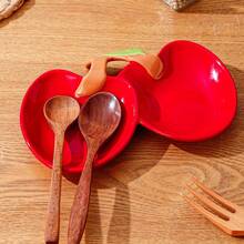 WGROOM 1pc Ceramic Spoon Rest, Home Living Room Kitchen Dining Room Tableware, Snack Candy Plate, Dessert Salad Bowl, Storage Cake Plate, Fruit Plate, Meal Plate, Bowl Spoon Rest For Grains, Vegetables, Meat, Bread, For Home, Party, Restaurant, Picnic, Wedding Celebration, Party Service Tray - Multicolor - View 1