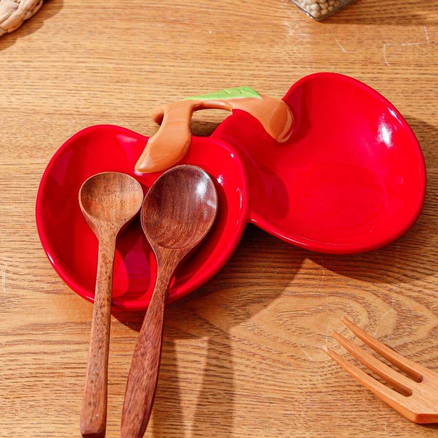 WGROOM 1pc Ceramic Spoon Rest, Home Living Room Kitchen Dining Room Tableware, Snack Candy Plate, Dessert Salad Bowl, Storage Cake Plate, Fruit Plate, Meal Plate, Bowl Spoon Rest For Grains, Vegetables, Meat, Bread, For Home, Party, Restaurant, Picnic, Wedding Celebration, Party Service Tray - Multicolor - View 1