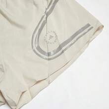 Adidas Women's Lightweight Comfortable Running Sports Drawstring Casual Straight Leg Shorts II3239 - Off-white - View 3
