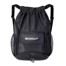 Drawstring Gym Bag With Wet/Dry Separation, Large Capacity, Multifunctional, Lightweight Outdoor Sports Backpack, Training Basketball Storage Bag, Casual Yoga Travel Luggage Bag, Swimming Backpack - Multicolor - View 3