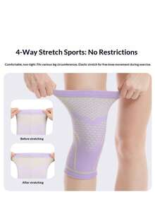 Sports Compression Knee Pads Patella Sleeve For Running, Hiking, Badminton, Meniscus Knee Support - Multicolor - View 11