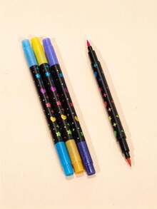 24 Or 48 Colors Optional, Professional Dual-Tip Glitter Markers, Quick-Dry Ink, Fine Tip, Suitable For Scrapbooking, Card Making, Journaling And Invitation Writing, Painting, Perfect For Artists And Coloring Enthusiasts And Professional Art Creation - Multiple Styles - View 11