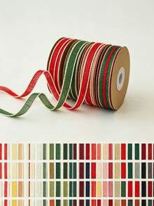1PC Designer Inspired Ribbon, Classroom Teacher Supplies Ribbons For Crafts, Scrapbook Supplies & Party Supplies, Ideal For Handmade Decorative Bows - A - View 2
