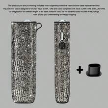 BLBLBL 1SET (1pc Protective Case + 1pc Disassembly Tool) Multi-Color Solid Color Sparkling Rhinestone 360° Artificial Diamond With Large Hanging Hole Luxury Electronic Cigarette Protective Shell FOR IQOS ILUMA I ONE/ILUMA ONE; Suitable For Daily Protection Of Your IQOS Lrma I-One, The Diamond Sparkling Features Are Even More Prominent Under Brilliant Lights And Sunlight! More High-End As A Gift - Diamond Version - View 11
