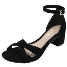 Shekinah Women Heeled Sandals - Negro - Ver 1