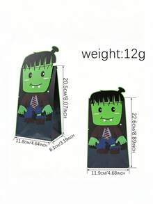 26/13pcs Halloween-Themed Party Wrapping Paper Bags, Halloween Witch, Spider, Scarecrow Pattern Gift Wrapping Bags With Stickers, Trick-Or-Treating Gift Wrapping, Holiday Gift Wrapping, Suitable For Halloween Party Decorations, Home Baking Packaging. - View 10