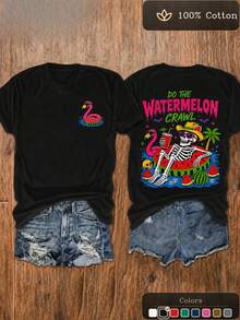 Women T-Shirts - 黑色 - 查看 2