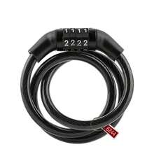 1pc Mini Portable 4-Digit Combination Steel Cable Lock, Universal Anti-Theft Anti-Tamper Lock For Electric Scooter And Bicycle - Multicolor - View 3