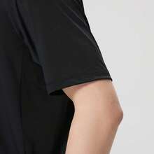 Skechers Men's Golf Collection Side-Seam Mesh Raglan Cooling Quick-Dry Crew Neck Short Sleeve T-Shirt - Black - View 5