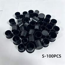 100/200/500/1000pcs Black Tattoo Ink Cup Lids (With Base), Disposable Tattoo Ink Cups, Tattoo Supplies Set - View 18