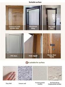 1 Roll 5mX10cm Self-Adhesive Wood Grain Edge Trim Sticker, Suitable For Home Decor, Door Frame Cover, Hole Repair, Door Frame Wall Edge Decoration, Self-Adhesive Backing Wallpaper, Suitable For DIY - Multicolor - View 4