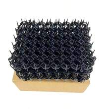 6pcs Cat Scat Mat - Plastic Anti-Cat Spikes With Barbed Wire Design, Suitable For Cats, Indoor/Outdoor Use, Black, Pet Product | Modular Spike Strips | Easy To Install Spikes - one-size - View 7