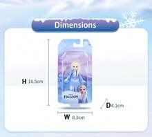 Mattel 冰雪奇緣迷你姊妹玩具套組－艾莎與安娜公主時尚娃娃，女孩角色扮演禮物，細節精緻 - 彩色 - 查看 4