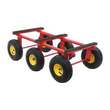 YUNRUX 6-Wheel All-Terrain Heavy-Duty Furniture Dolly Red 1200lbs - A - View 8