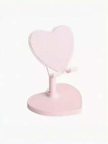 Heart-Shaped Phone Stand, Adjustable Multi-Function Stand, Non-Slip Desktop Stand, Suitable For Desk, Perfect For Slouchy Movie Watching And Live Streaming In Dorm, Suitable For Labor Day Office Use And Autumn Dorm Decoration - J - View 8