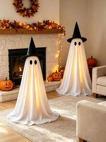Halloween Glowing Ghost, Indoor/Outdoor Scary Ghost Decoration, Suitable For Porch, Home, Outdoor, Garden, Yard, Lawn, Party Decor - Ghost - View 8