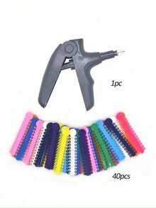 Mixed Color Plastic Rings 40pcs/Pack Educational Teaching Aids - Multicolor - View 7