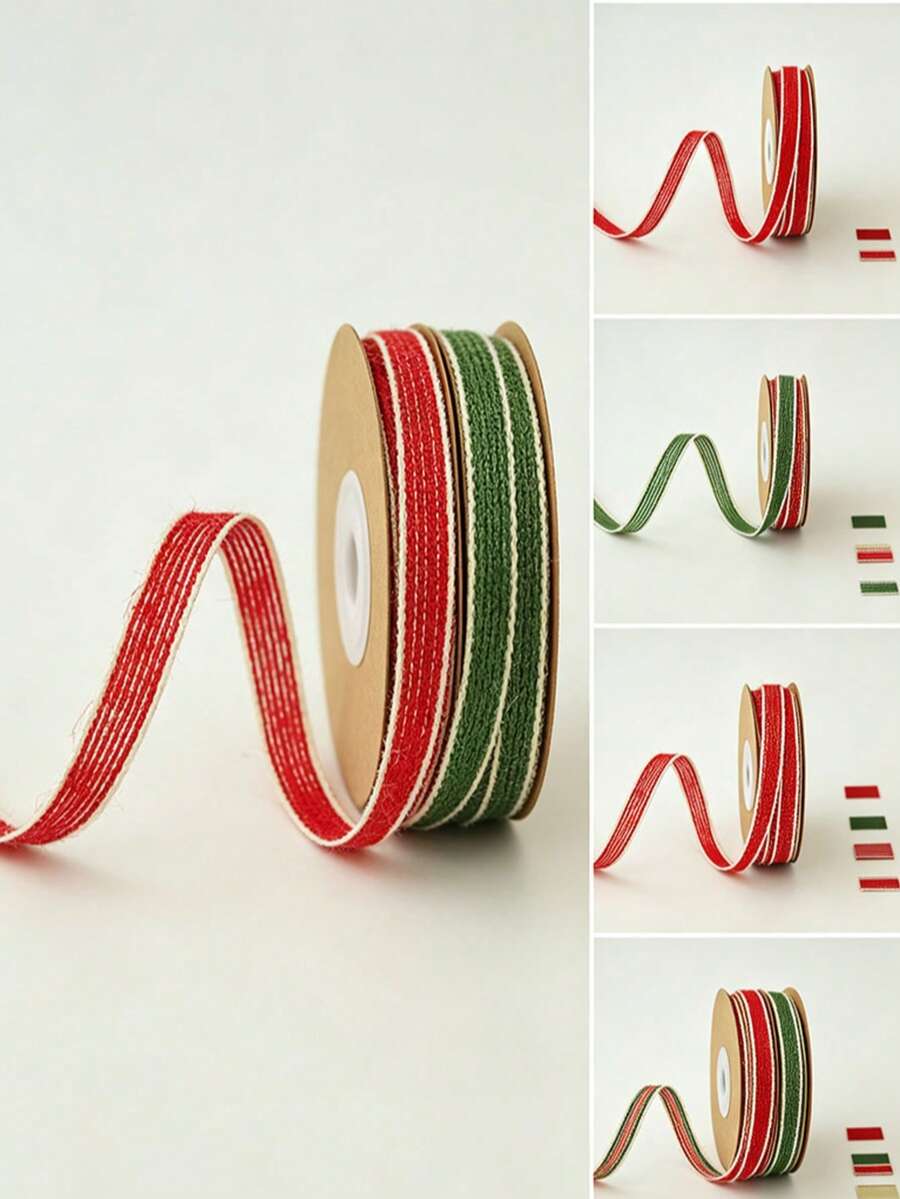 1PC Designer Inspired Ribbon, Classroom Teacher Supplies Ribbons For Crafts, Scrapbook Supplies & Party Supplies, Ideal For Handmade Decorative Bows - A - View 1