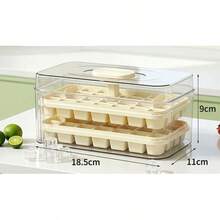 Tactile Ice Cube Tray, Easy Release Ice Cube Mold Tray, Silicone Ice Cube Making Tray With Lid, Home DIY Ice Cube Mold, Plastic Ice Tray Kitchen Essential Accessory, Manual DIY Ice Cube - Milky White - View 10