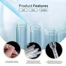 30/100pcs Transparent Plastic Droppers - 3ml Graduated Pipettes And Precision Measuring Tools, Suitable For Essential Oils, Perfumes, Liquids, Laboratory Supplies - Washable, Odorless, Precision Tools, Laboratory Supplies - White - View 2