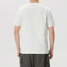 Skechers Men's All-Over Graffiti Print Loose Fit Casual Crew Neck Short Sleeve T-Shirt - White - View 2