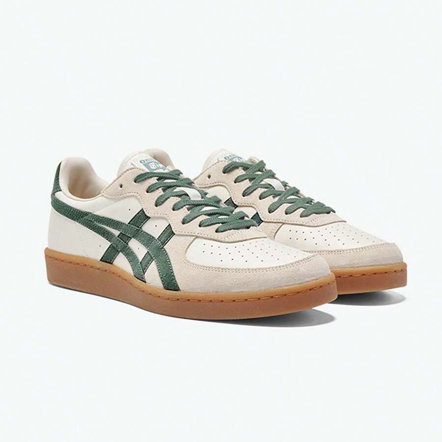 Onitsuka Tiger Women Casual Athletic Shoes - 米白/綠(建議拍大半號) - 查看 1