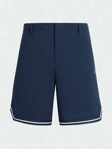 Adidas Men's Casual Sports Shorts, Simple Versatile Comfortable Golf Straight Leg Shorts, Summer, JG1369 - College Navy Blue - View 1